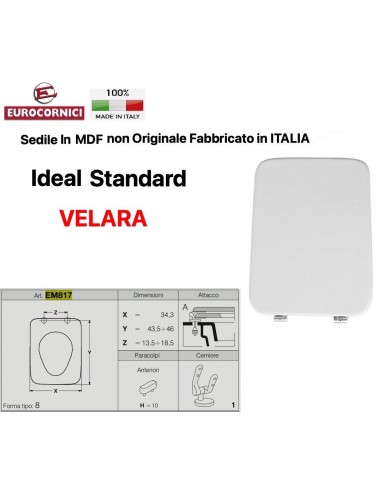 TOILETTENSITZ IDEAL STANDARD VELARA EM817
