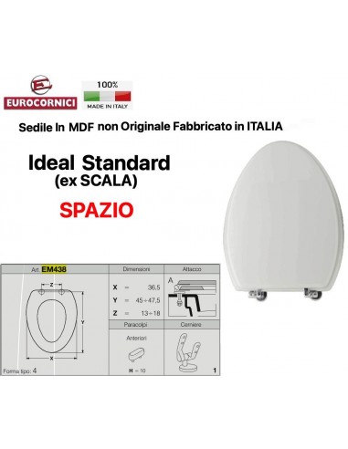 SEDILE PER WC IDEAL STANDARD (EX SCALA) SPAZIO...