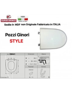 SEDILE PER WC POZZI GINORI STYLE EM441