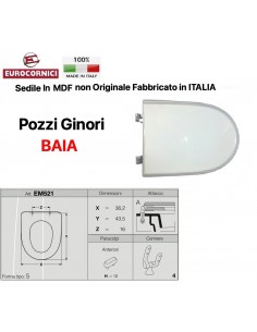 SEDILE PER WC POZZI GINORI BAIA EM521