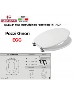 WC-SITZ POZZI GINORI EGG EM611YL