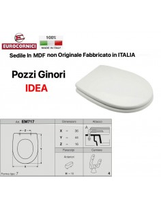 TOILETTENSITZ POZZI GINORI IDEA EM717