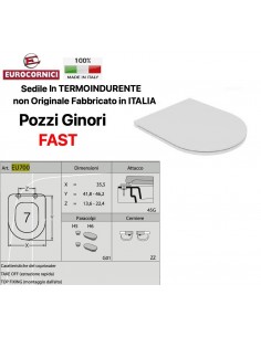 SEDILE PER WC POZZI GINORI FAST EU700