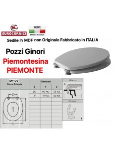 WC-SITZ POZZI GINORI PIEMONTESINA-PIEMONTE EM109