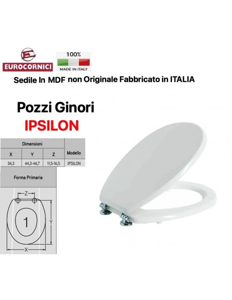 SEDILE PER WC POZZI GINORI IPSILON EM109Y