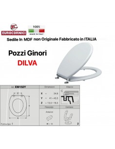 SEDILE PER WC POZZI GINORI DILVA EM152Y