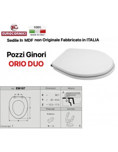WC-SITZ POZZI GINORI ORIO DUO EM167