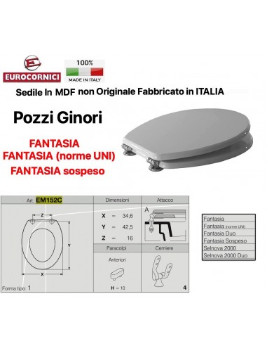 WC-SITZPOZZI GINORI FANTASIA EM152C