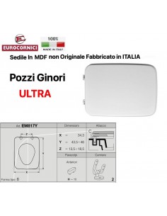 WC-SITZ POZZI GINORI NOVECENTO EM817Y