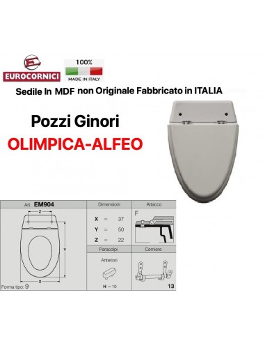 SEDILE PER WC POZZI GINORI OLIMPICA EM904