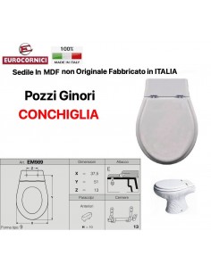 WC-SITZ POZZI GINORI MUSCHEL EM989