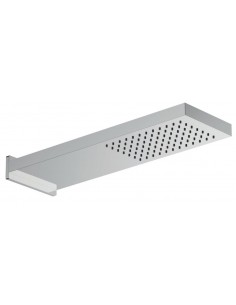 SQUARE SOFFIONE A MURO IN ACCIAIO INOX SENZA CASCATA