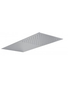 WAND-QUADRAT-DUSCHKOPF AUS EDELSTAHL OHNE WASSERFALL