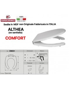 SEDILE PER WC ALTHEA COMFORT EM031