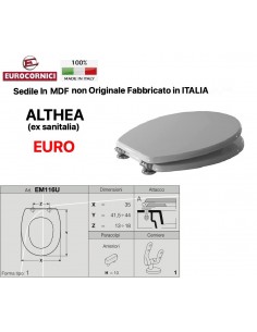 SEDILE PER WC ALTHEA EURO EM116U