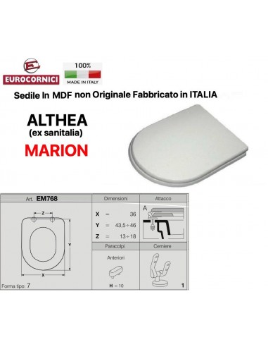 SEDILE PER WC ALTHEA MARION EM768