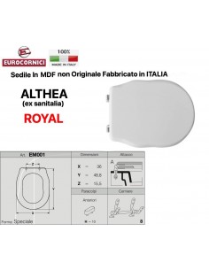 SEDILE PER WC ALTHEA ROYAL EM001