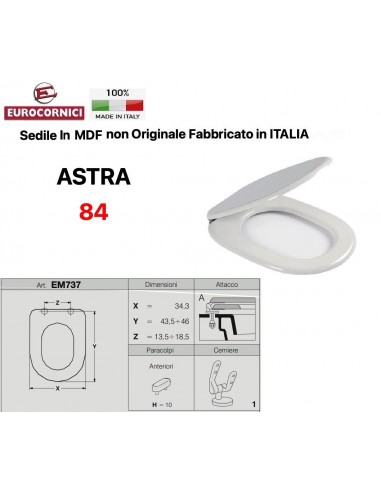 SEDILE PER WC ASTRA 84 EM737