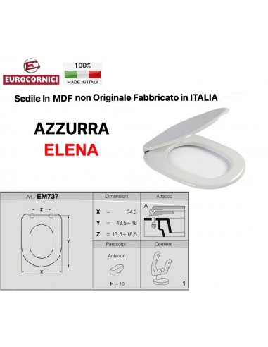 WC-SITZ AZZURRA ELENA EM737