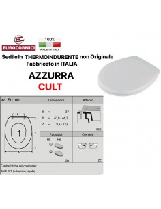 SEDILE PER WC AZZURRA CULT EU100