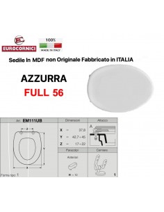 WC-SITZ AZZURRA FULL 56 EM111UB