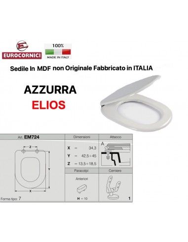 TOILETTENSITZ AZZURRA ELIOS EM724