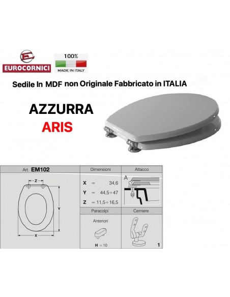 WC-SITZ AZZURRA AFRODITE EM102
