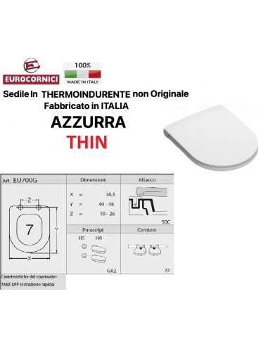 WC-SITZ AZZURRA THIN EU700G