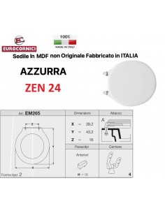 SEDILE PER WC AZZURRA ZEN 24 EM265
