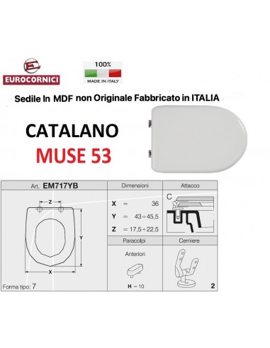 WC-SITZ CATALANO MUSE 53*56 EM717YB