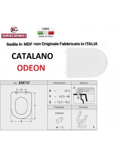 SEDILE PER WC CATALANO ODEON EM737