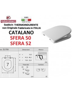 SEDILE PER WC CATALANO SFERA 50*52 EU700