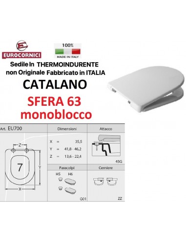 WC-SITZ CATALANO SFERA 63 EU700
