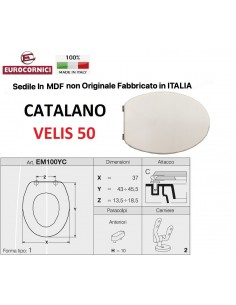 SEDILE PER WC CATALANO VELIS 50 EM100YC