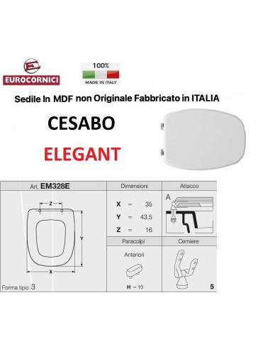 WC-SITZ CESABO ELEGANT EM328E