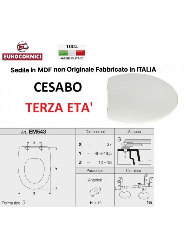 WC-SITZ CESABO SENIOREN EM543