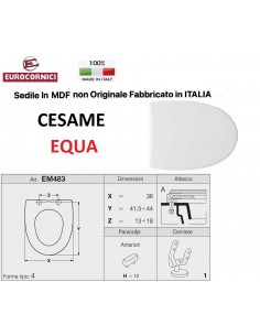 WC-SITZ CESAME EQUA EM483