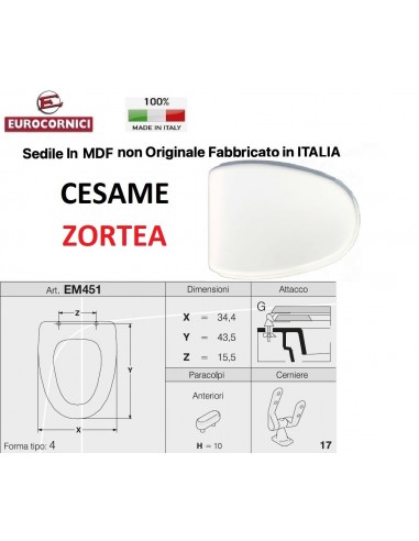 WC-SITZ CESAME ZORTEA EM451