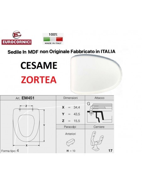 WC-SITZ CESAME ZORTEA EM451