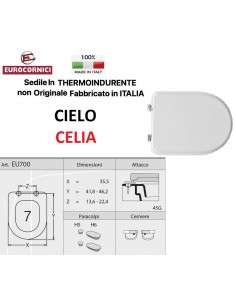SEDILE PER WC CIELO CELIA EU700