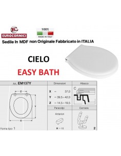 WC-SITZ CIELO EASY BATH EM137Y