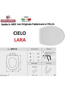 WC-SITZ CIELO LARA EM116U