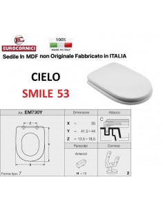 WC-SITZ CIELO SMILE 53 EM730Y