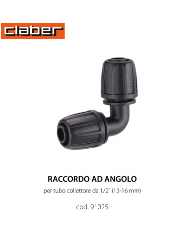 GOMITO CLABER 90° 16X16 99025