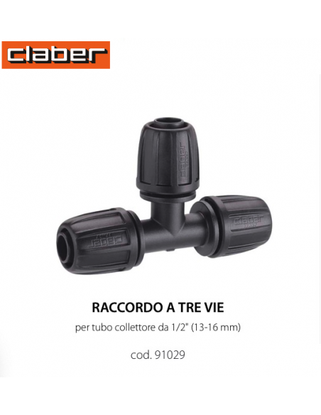 TE CLABER DIAMETRO 16X16X16  99029