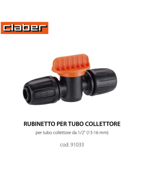 RUBINETTO CLABER 16X16 99033
