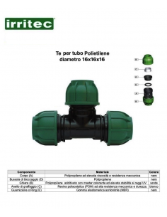 TE A COMPRESSIONE CONNECT 16X16X16