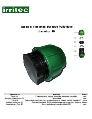TAPPO A COMPRESSIONE CONNECT 16