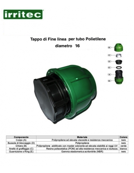 TAPPO A COMPRESSIONE CONNECT 16