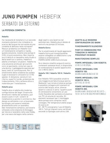 MINISTAZIONE HEBEFIX PER ACQUE CARICHE